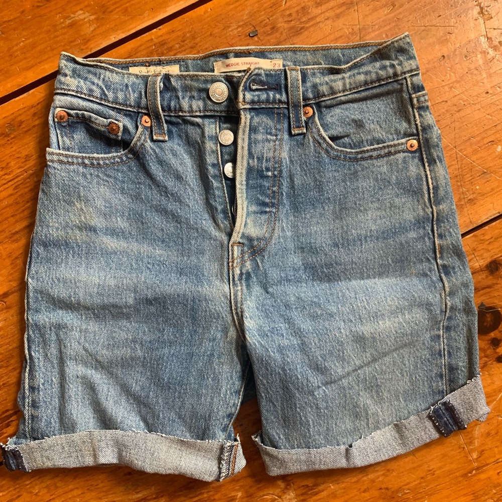 Levi's Blue Jean Shorts for Women